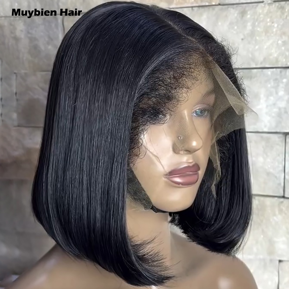 Glueless Wear And Go Human Hair Wig - 350 gęstość z baby hair, super