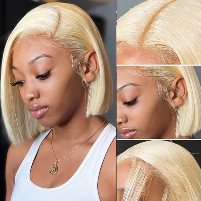 Peruki typu bob w kolorze mięk – Glueless Wear And Go Human Hair Wig recenzja i cena