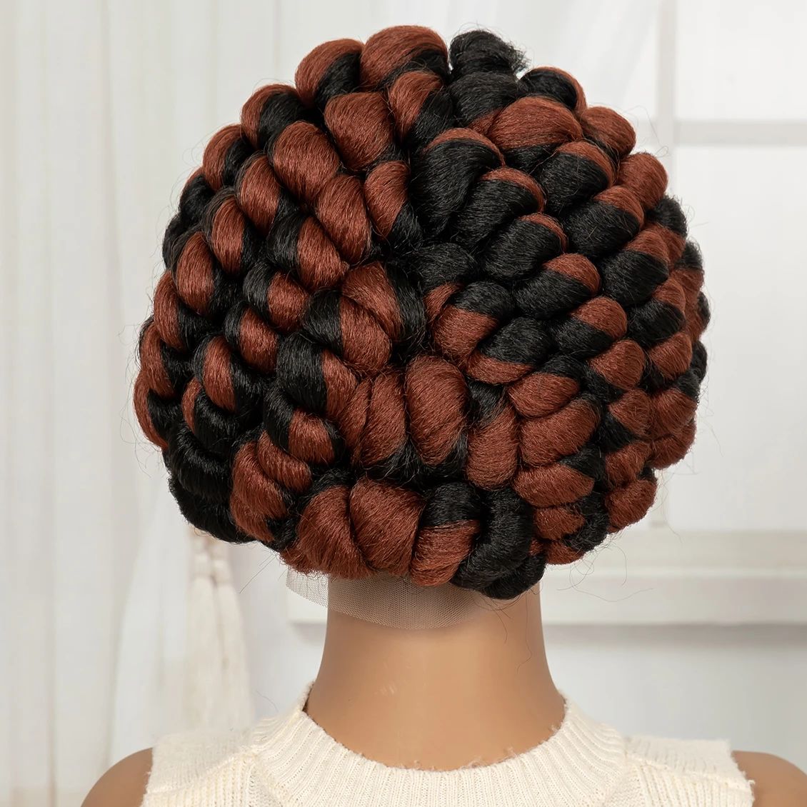 Peruki z warkoczami cornrow, s – Synthetic Braided Wigs For Black Women recenzja i cena
