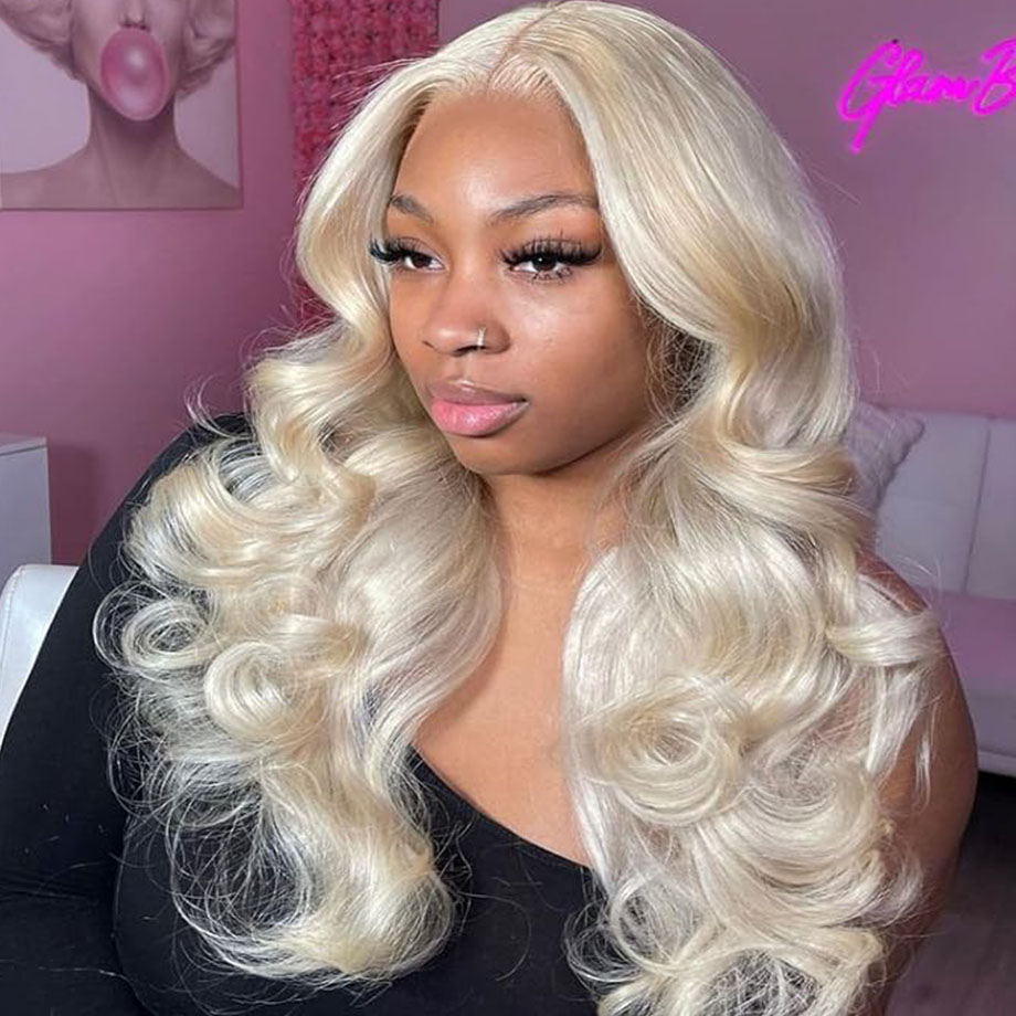 Peruki z ludzkich włosów Body  – 613 Blonde Body Wave Lace Front Wig recenzja i cena