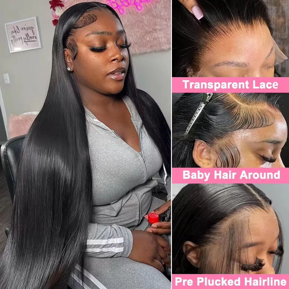 Peruki typu lace front, proste – Hd Lace Frontal Wig Human Hair Pre Plucked recenzja i cena