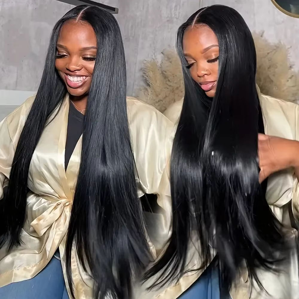 Peruki typu lace front, proste – Hd Lace Frontal Wig Human Hair Pre Plucked recenzja i cena