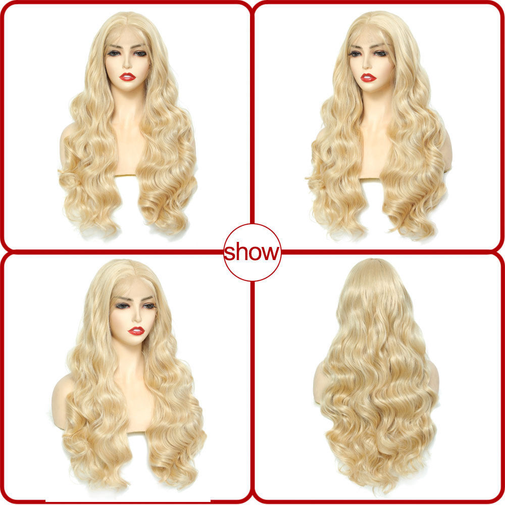 Ciało fala syntetyczna koronka – 613 Blonde Body Wave Lace Front Wig recenzja i cena