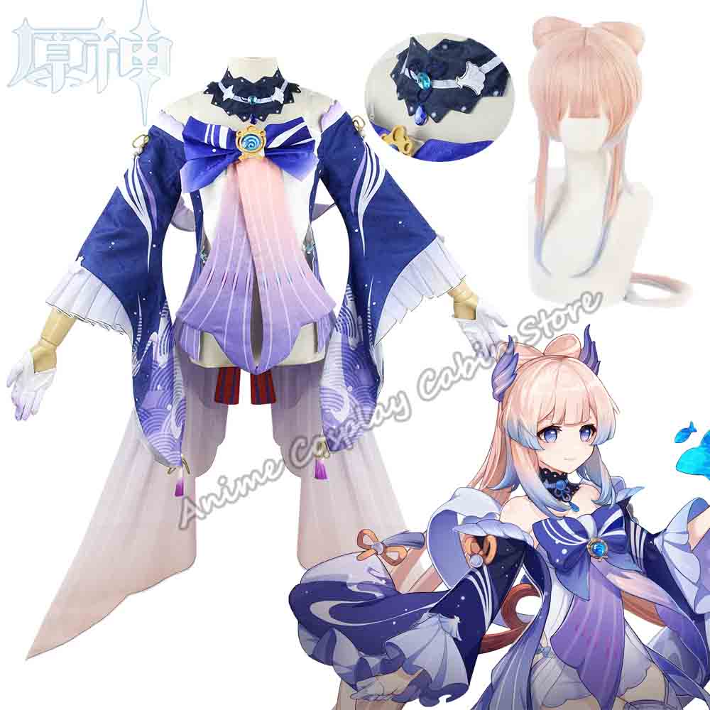 Kostium Cosplay Sangonomiya Ko – Synthetic Wigs recenzja i cena
