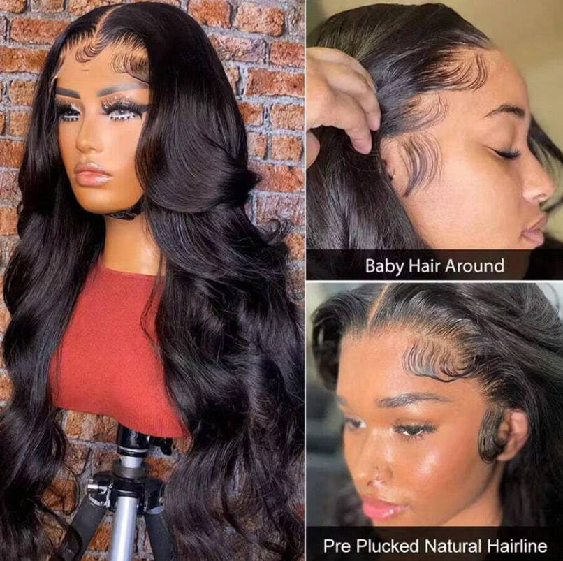 Naturalna, czarna peruka z nat – Hd Lace Frontal Wig Human Hair Pre Plucked recenzja i cena