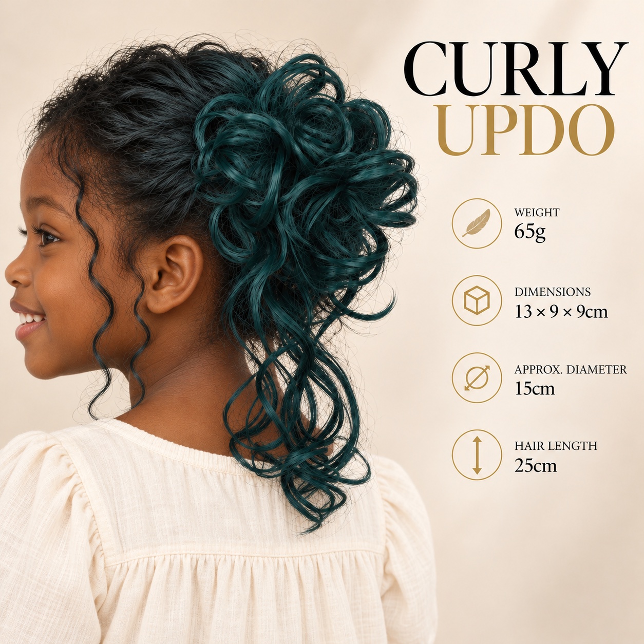 Kok warkoczowy na klipsie, 65  – Claw Clip Messy Bun Hair Piece recenzja i cena